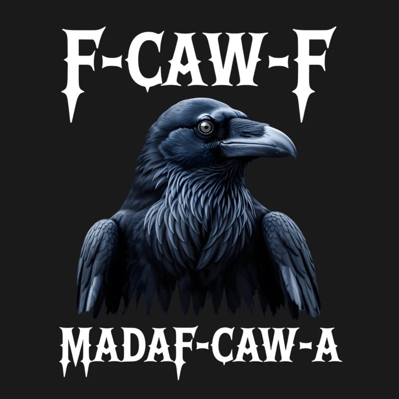 Ravens Gothic Graffiti Design
