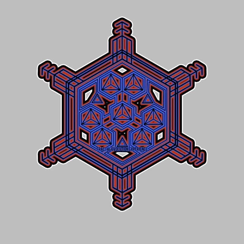 Fraktal Evolution Experience Stern Hexagon Muster