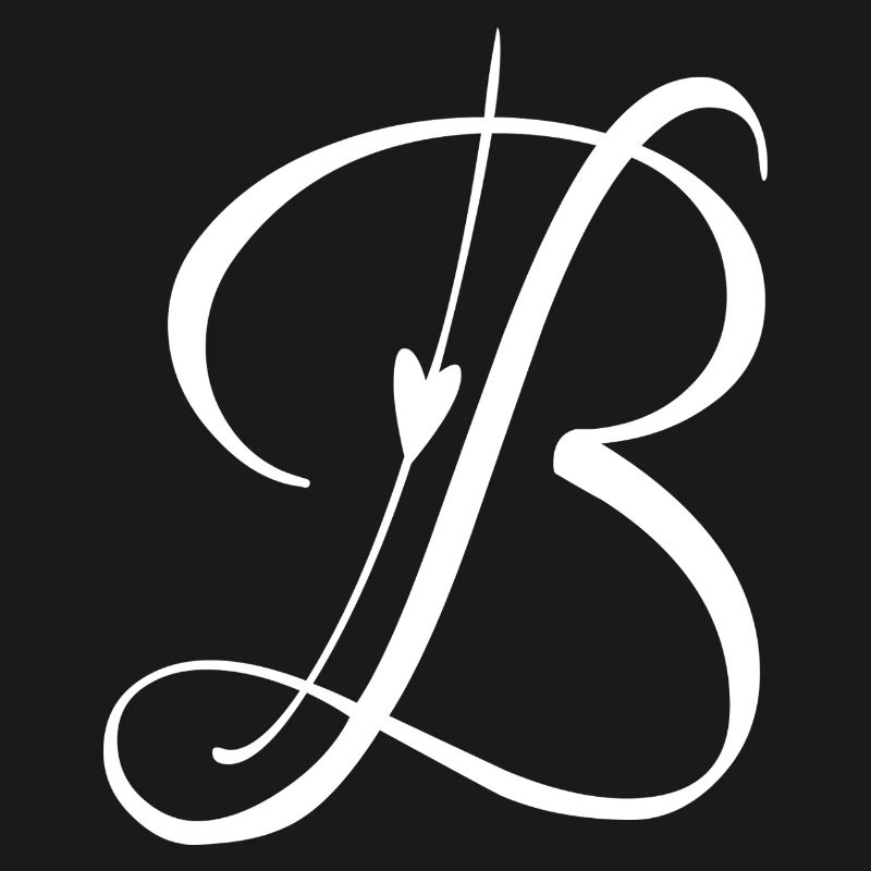Buchstabe B Initiale Alphabet Monogramm Taschenstil