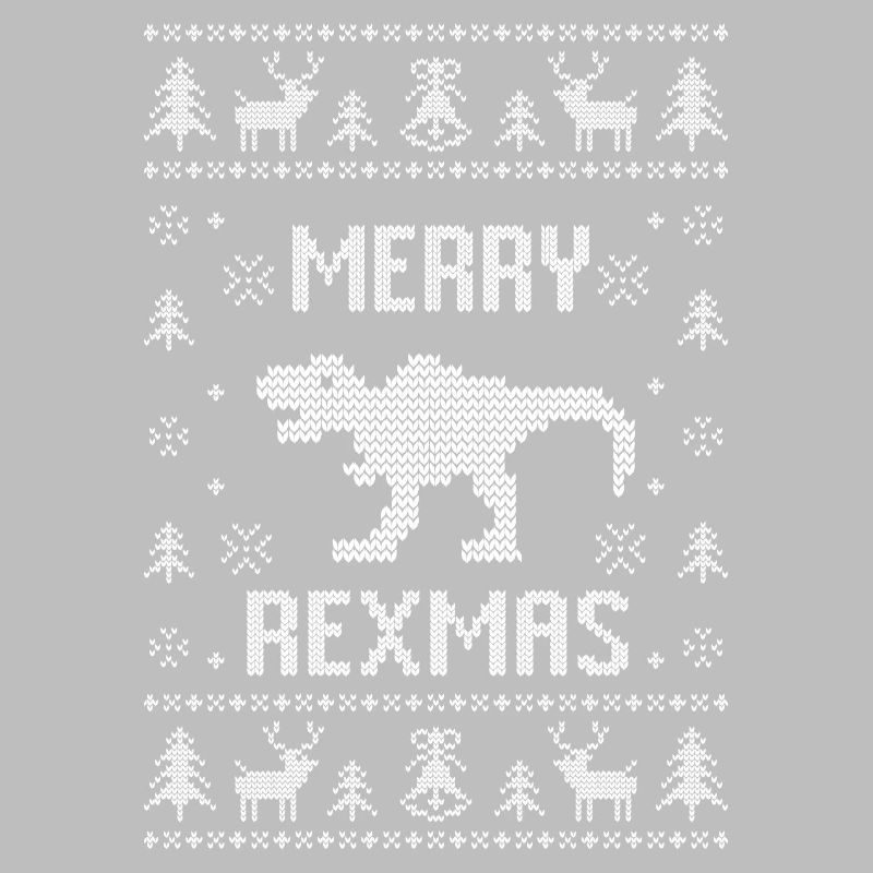 Dinosaurier Weihnachtspullover T-Rex Merry Rexmas