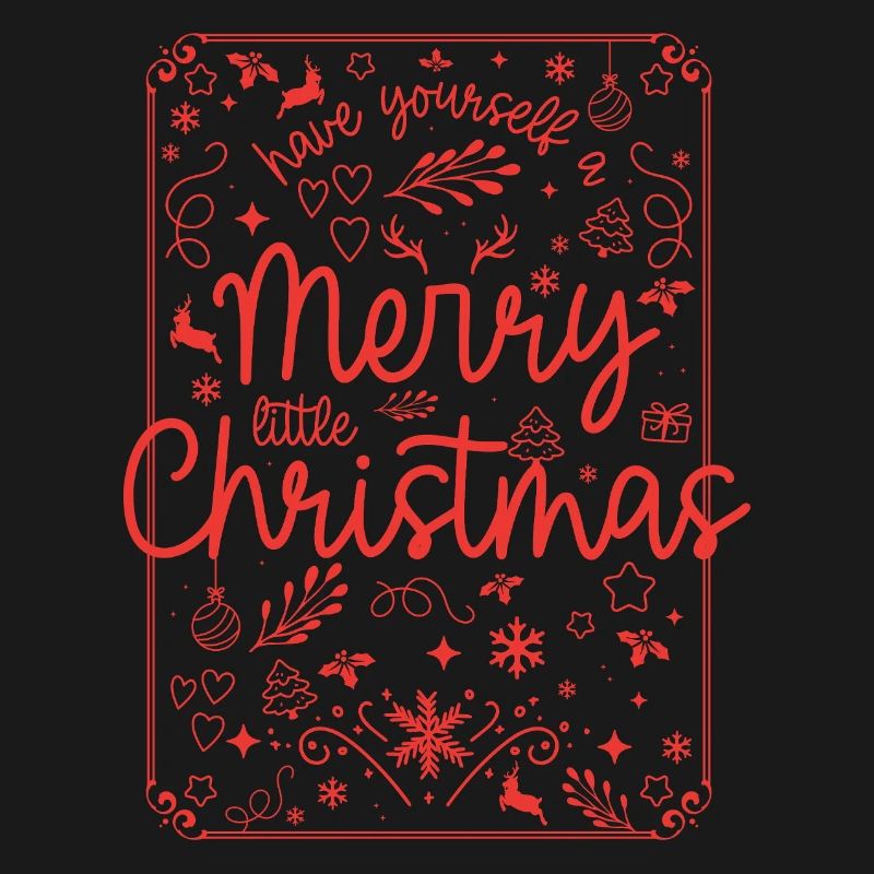Joyeux Noël Script Rouge
