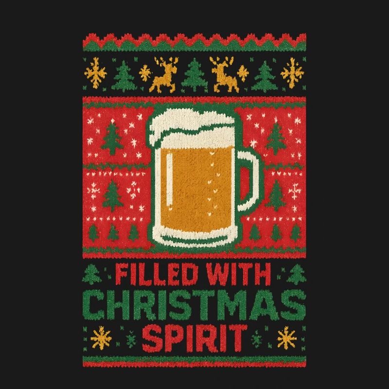 Bierkrug Weihnachtspullover
