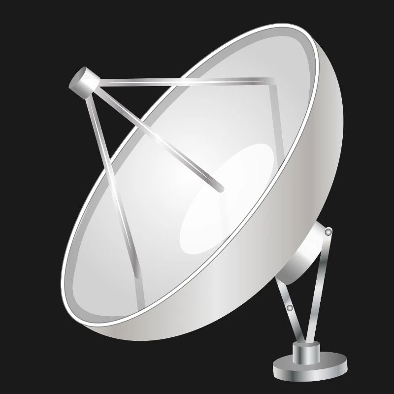 Antenne paraboise à l’aspect moderne et net