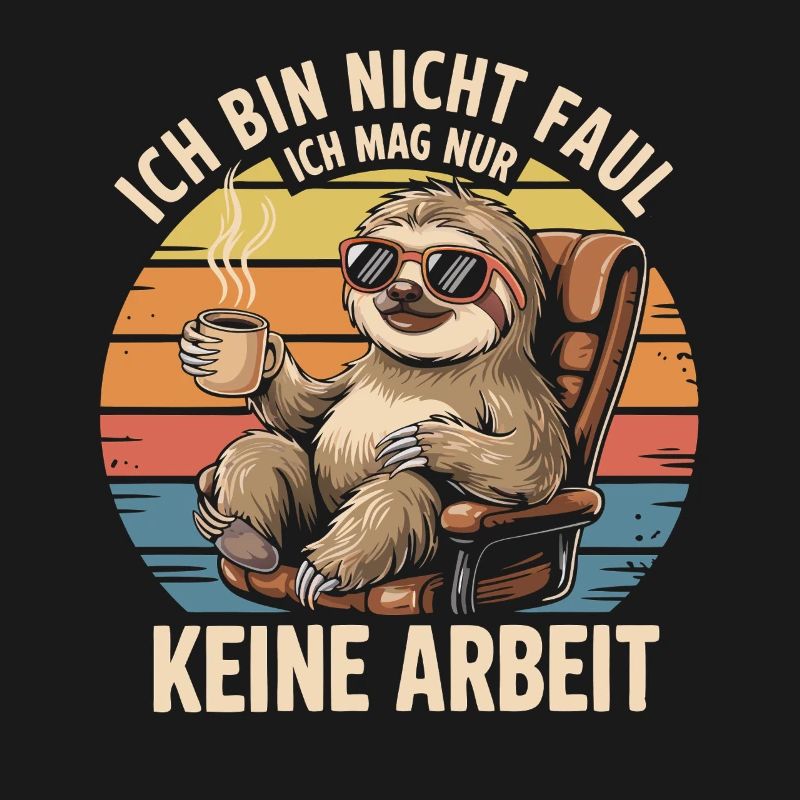 Sloth Design – I Just Don't Like Work