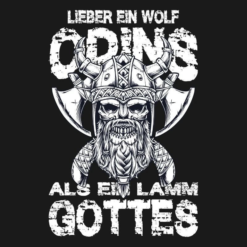 Lieber Ein Wolf Odins Als Ein Lamm Gottes Wikinger