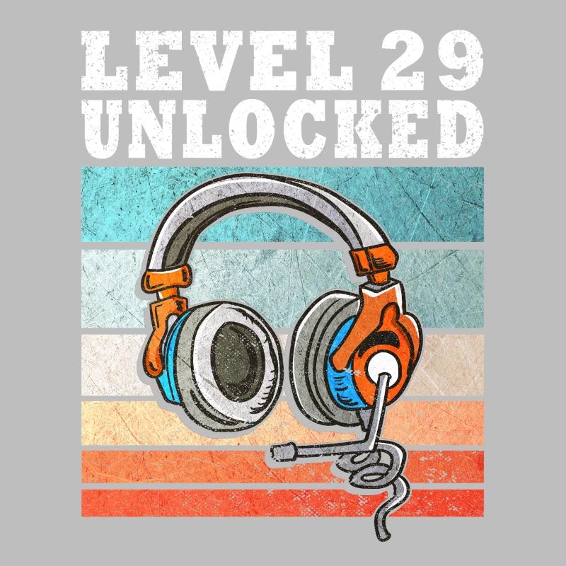 Level 29 Unlock Kopfhörer Retro