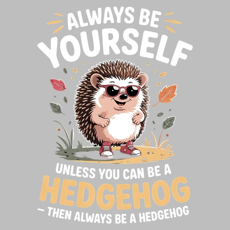 Sei immer du selbst, es sei denn, du kannst ein Igel sein.