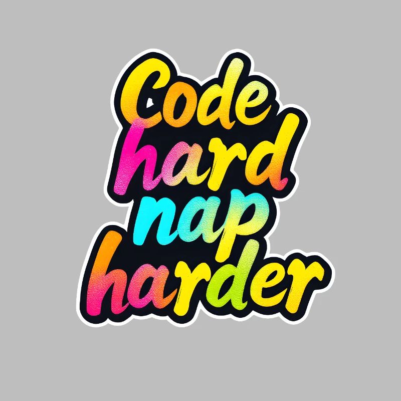 Code Hard Nickerchen Härter Lustiger Programmierer Tee