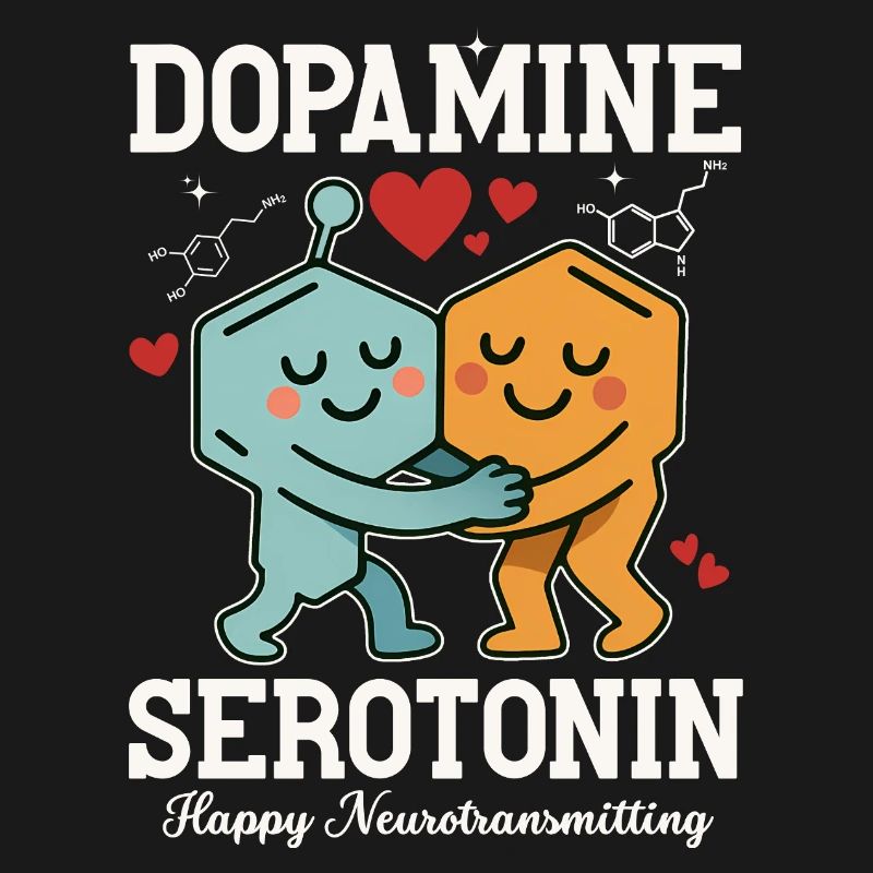 Conception d’un câlin à la dopamine et sérotonine