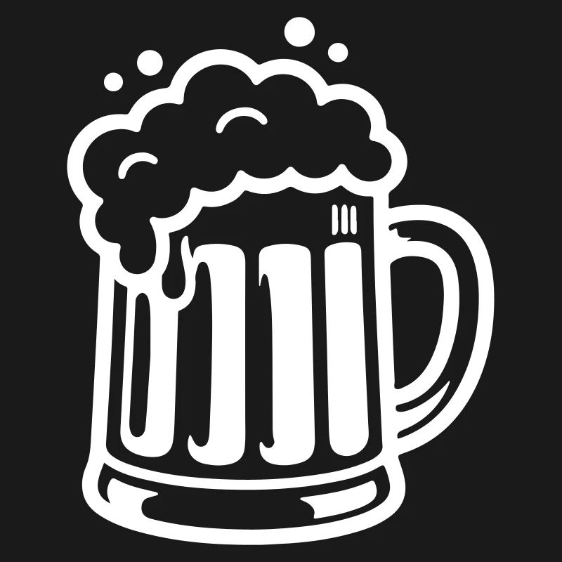 Bierkrug Comic Bier