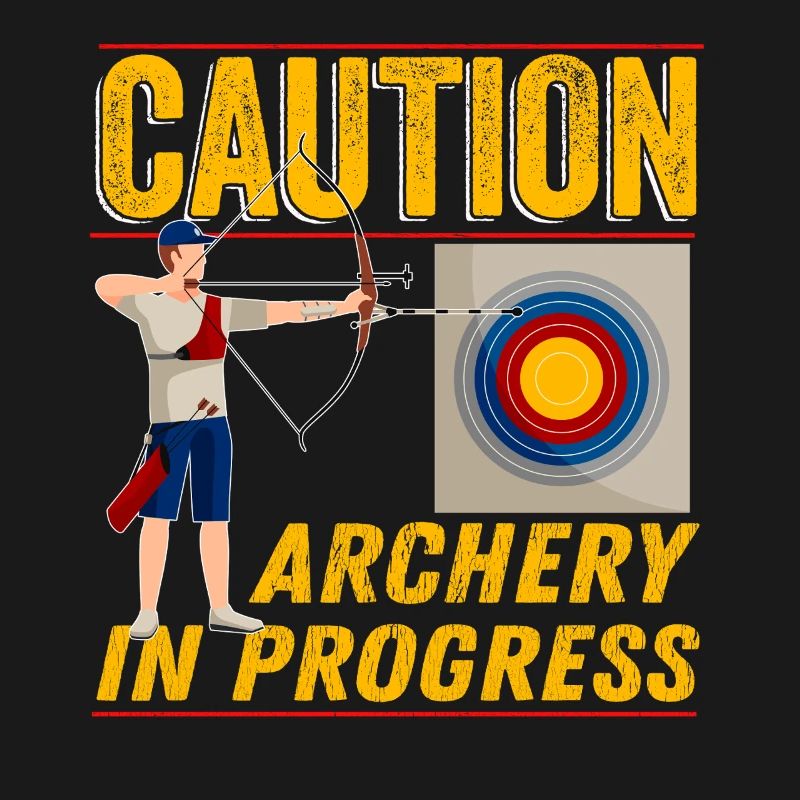Caution Archery In Progress