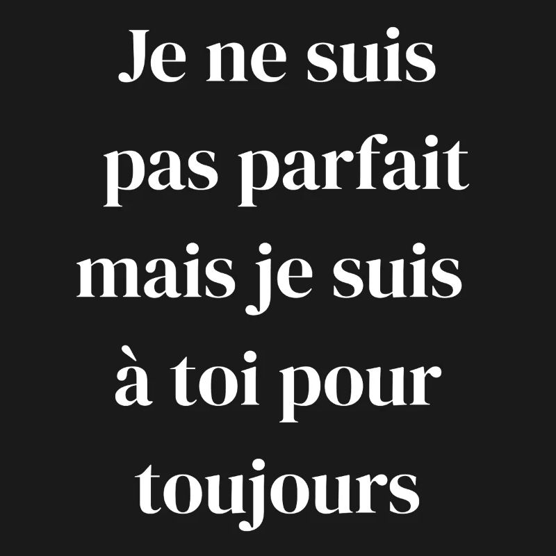Amour éternel malgré les défauts