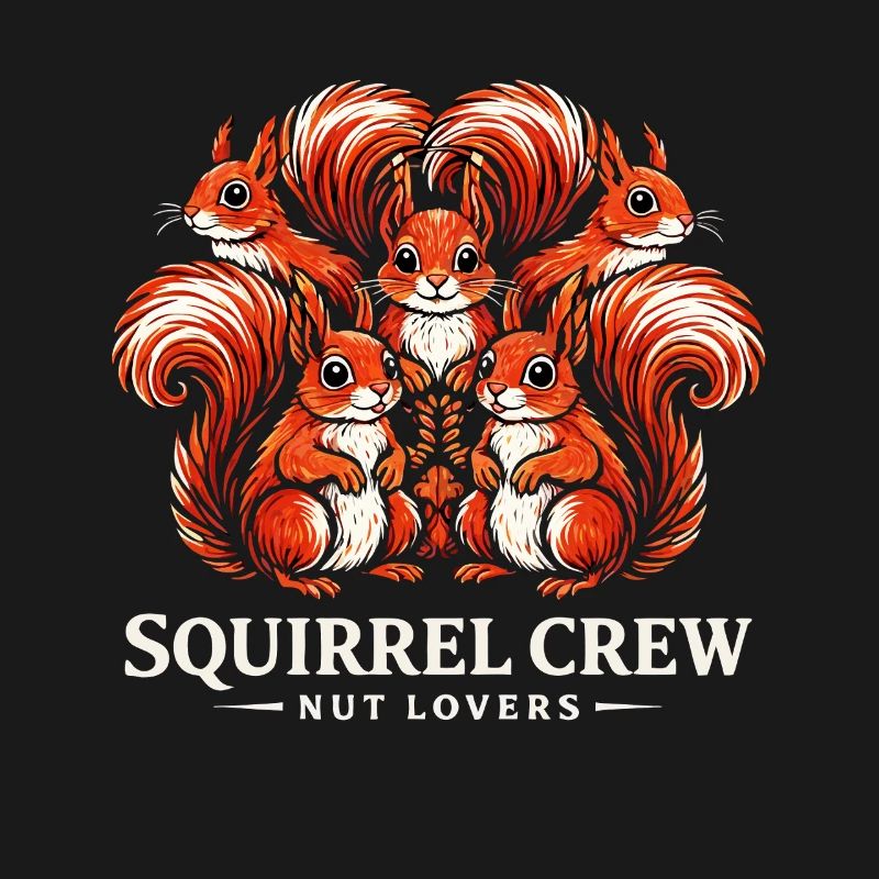 Squirrel Crew - Nut Lovers Eichhörnchen Gang