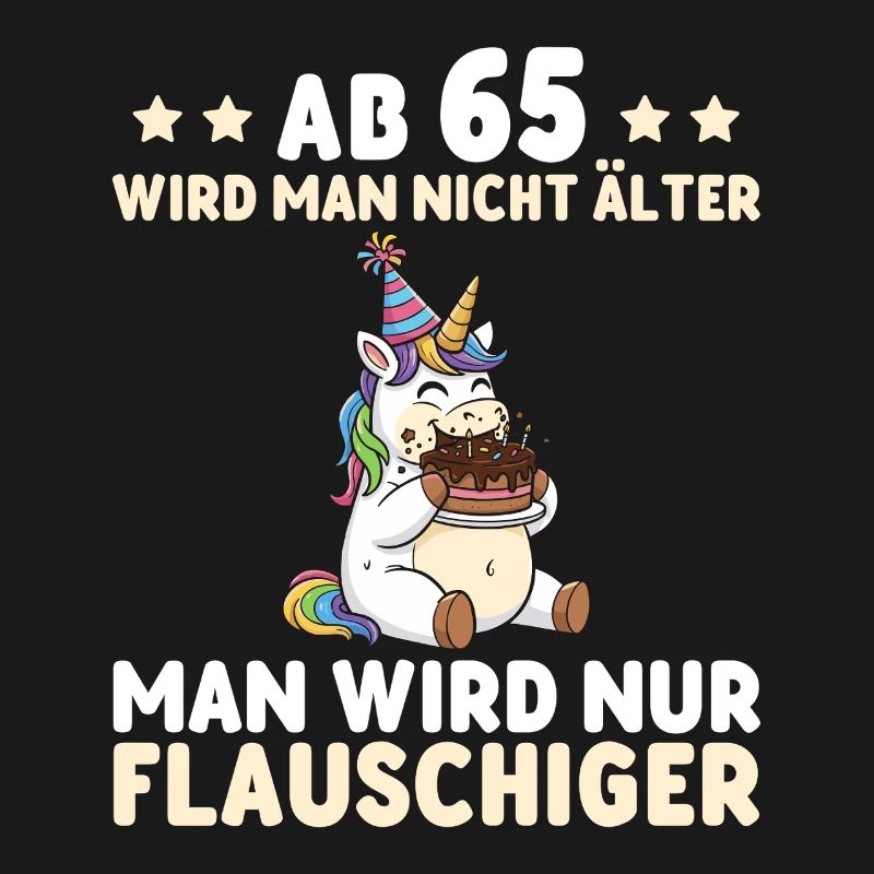 65. Geburtstag Einhorn – Man wird nur flauschiger
