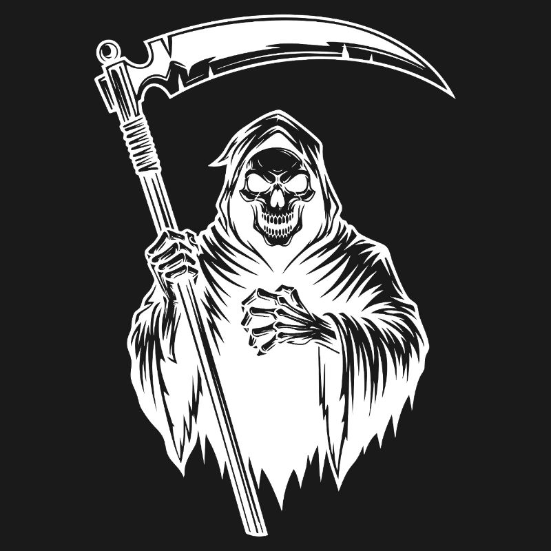 Der Sensenmann Reaper Design Skull Version