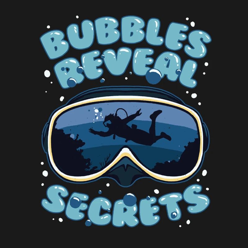 Divers Diving Bubbles Reveal Secrets