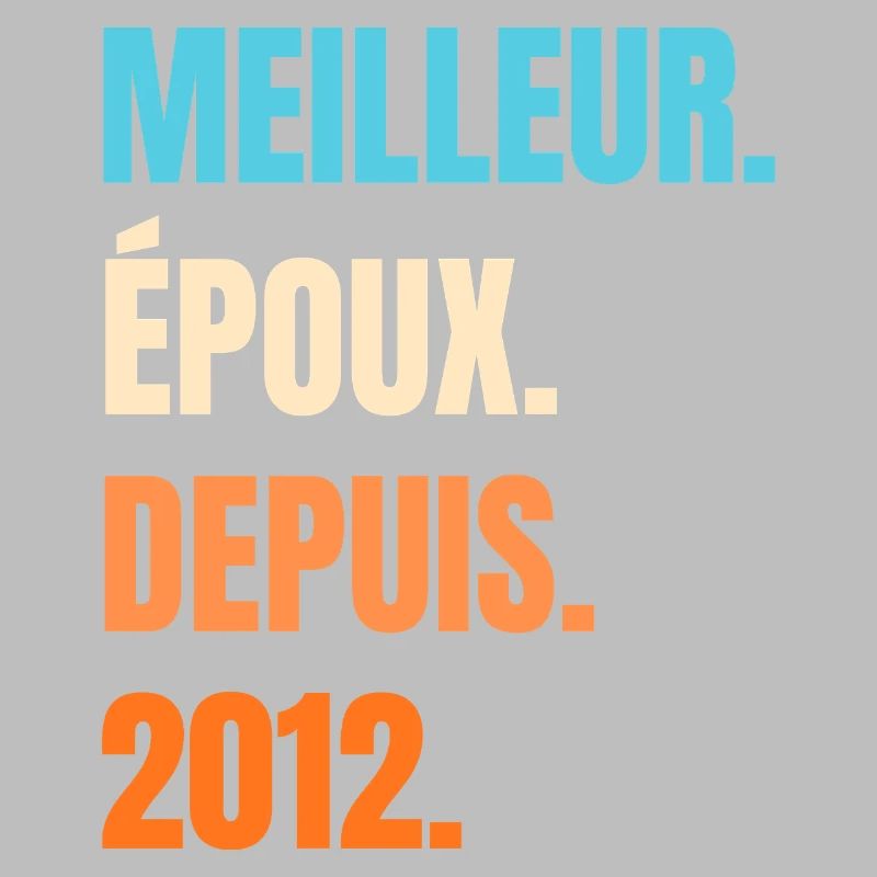 Bester Ehemann seit 2012 Geschenk-Ehemann