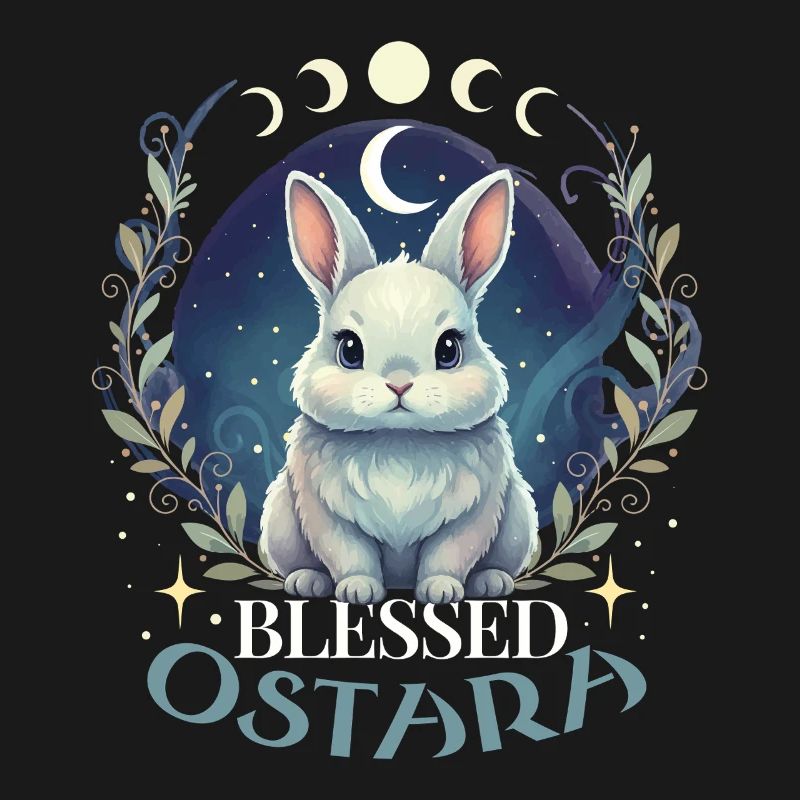 Happy Easter Ostara Rabbit
