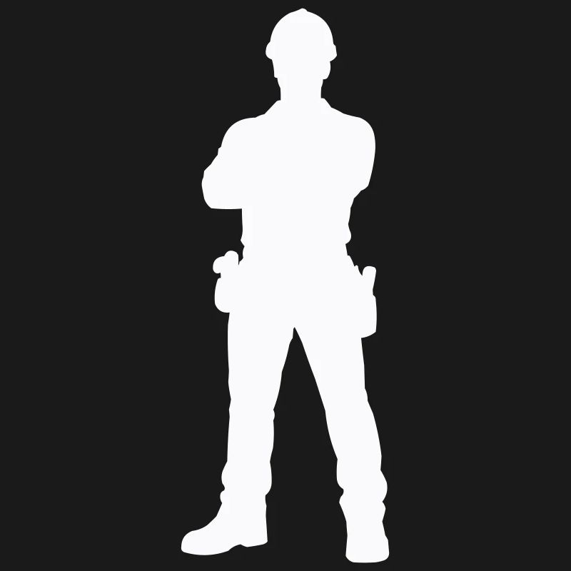 Construction Worker Construction Silhouette