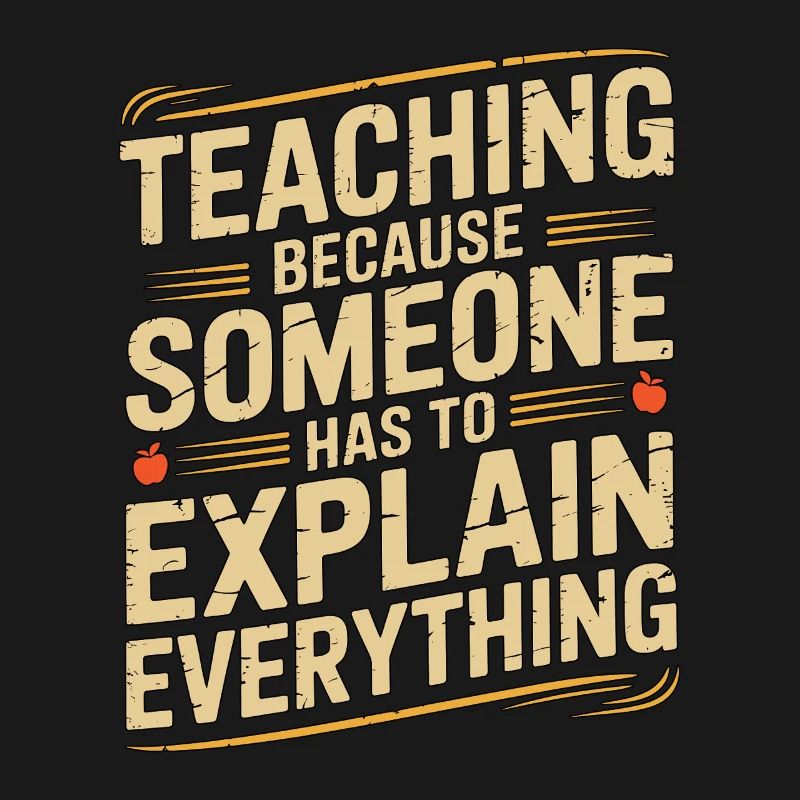 Elementary Teacher Teaching Because School Tutor