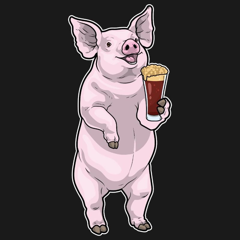 Schwein Bier