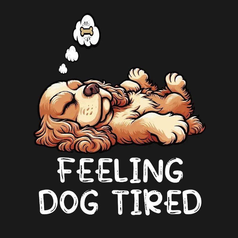 Se sentir fatigué Cocker Spaniel Cockerhund Cocker