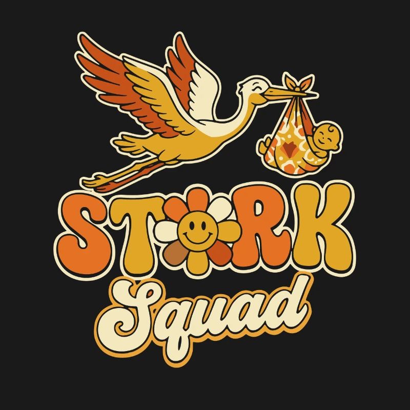 Stork Squad Style rétro
