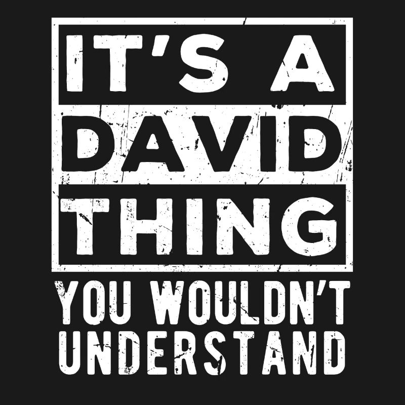 C’est une affaire de David que tu ne comprendrais pas