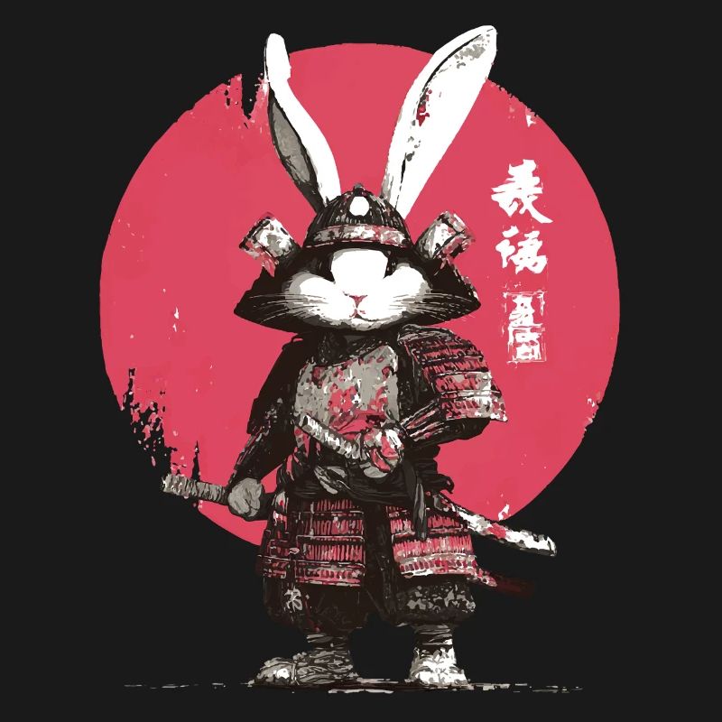 Bunny Samurai in Armor