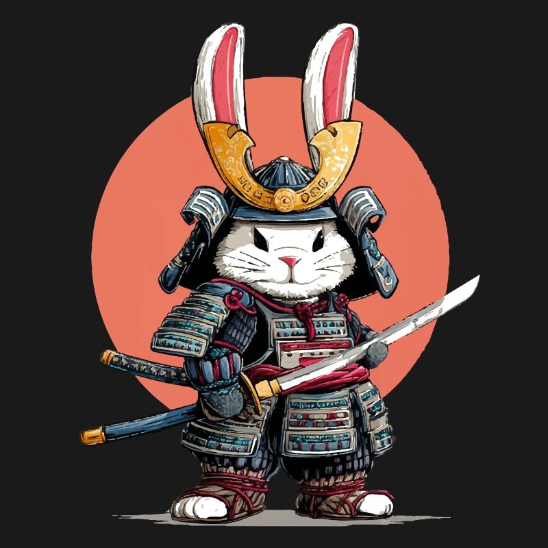 Bunny Samurai Warrior