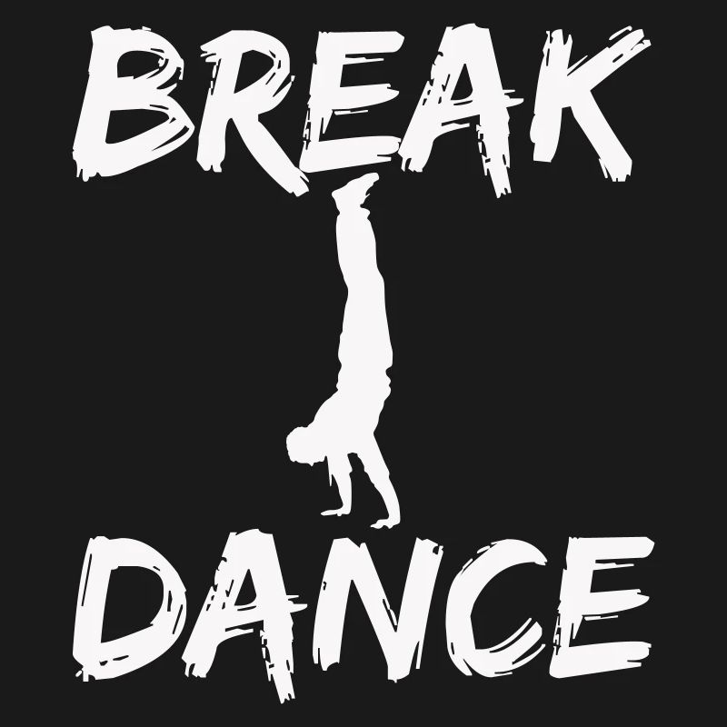 Breakdance Silhouette Motif