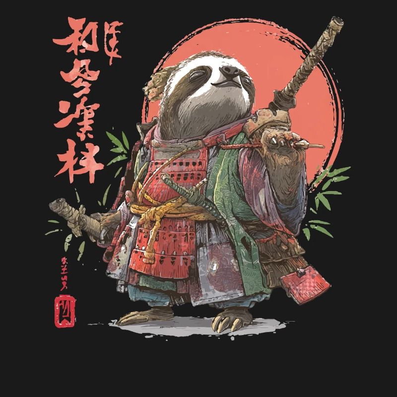 Sloth Samurai Warrior