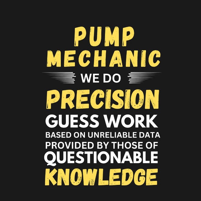 Pump Mechanic - We Do Precision Guesswork