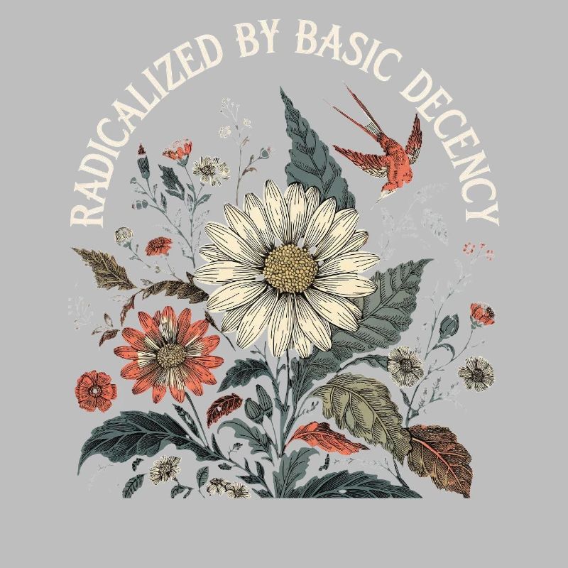 Radicalized By Basic Decency Retro Shirt