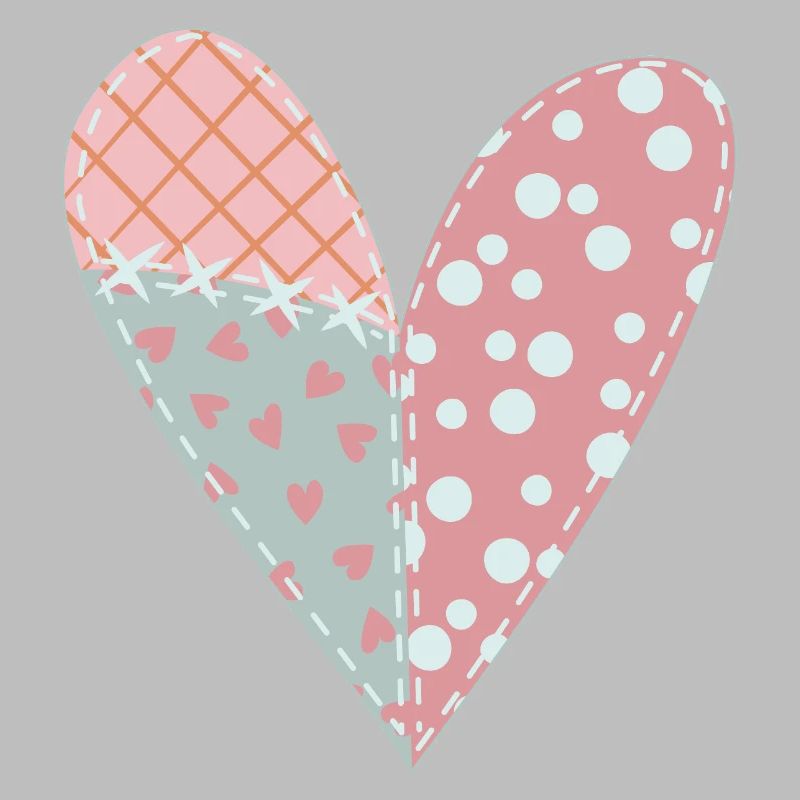Patchwork Herz Nr. 6