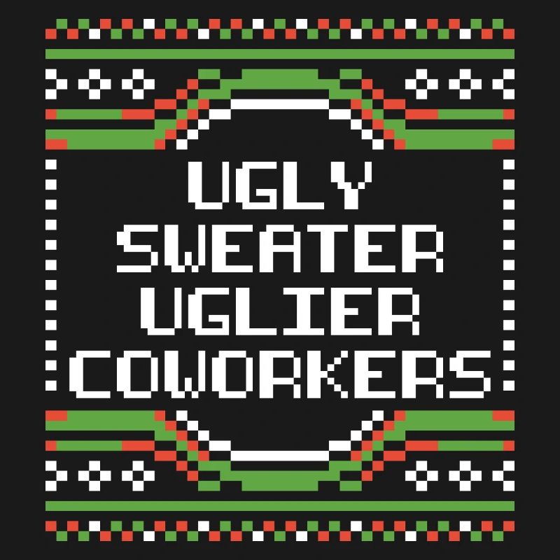 Pull de Noël moche de bureau Pull humoristique de bureau