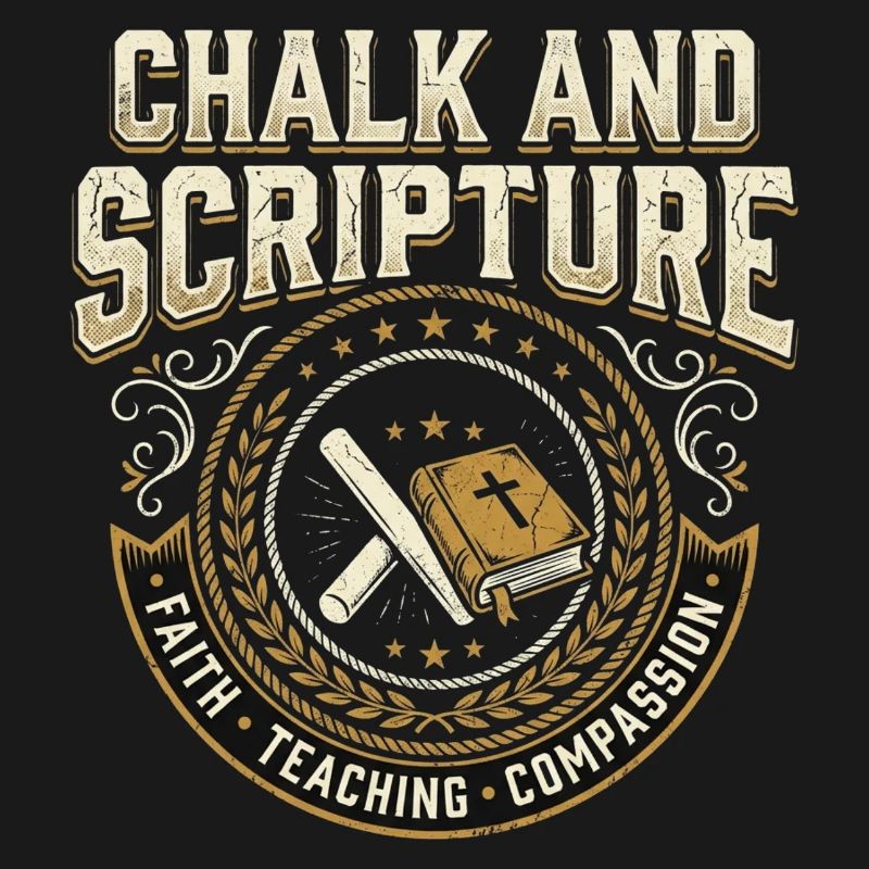 Chalk and Scripture Christlicher Lehrer Jesus
