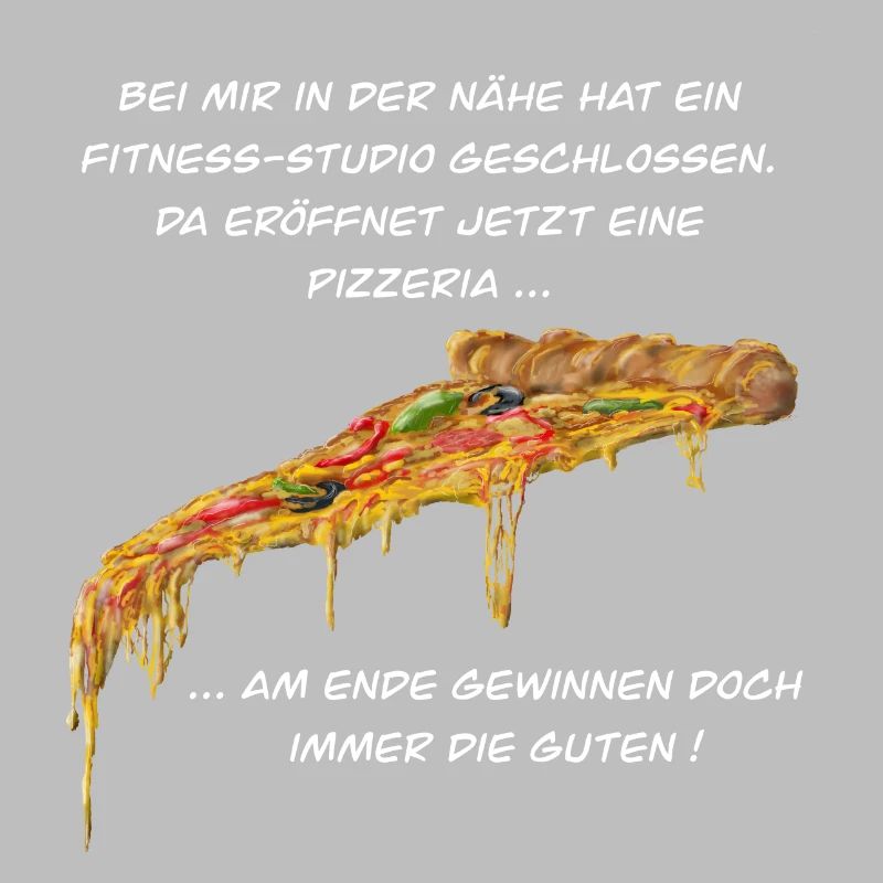 Fitness Studio oder Pizzeria - Pizza gewinnt immer