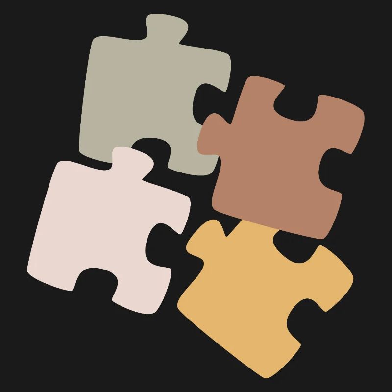 Variété de Patchwork de Puzzles
