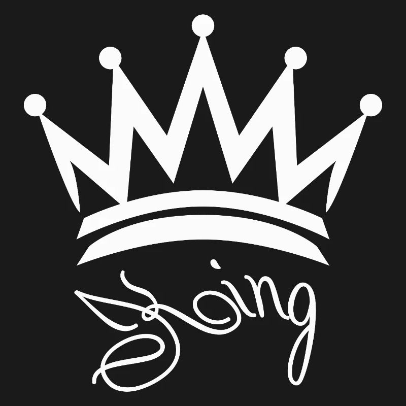 King Valentinstag, Hochzeitstag oder Paar Design