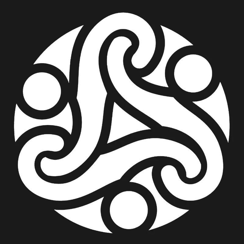 Símbolo celta de protección (blanco)