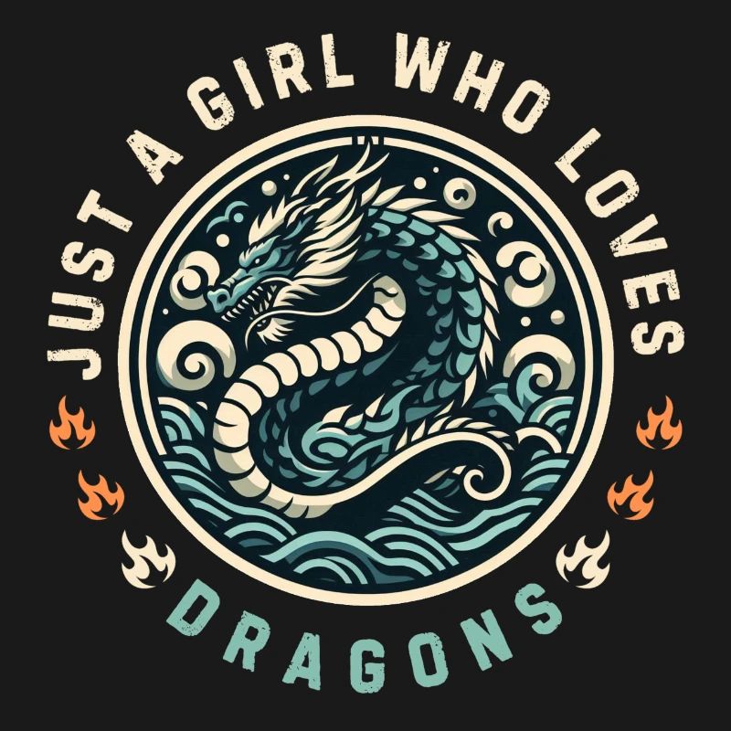 Nur ein Mädchen, das Drachen liebt