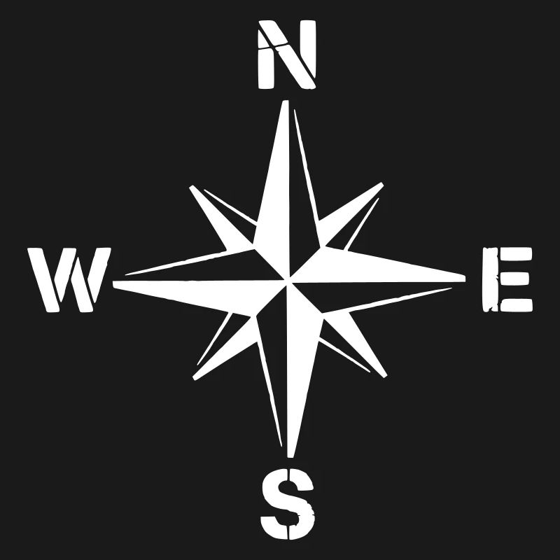 Compass Wind Rose Clean Navigation