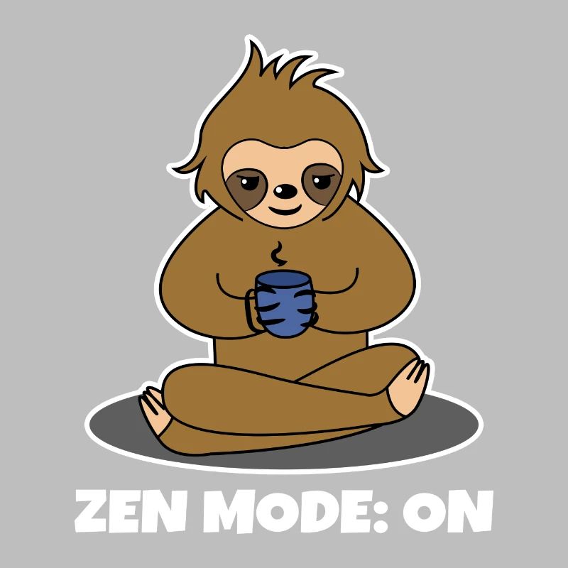 Coffee Drinker Sloth Coffee Cup Coffee Saying