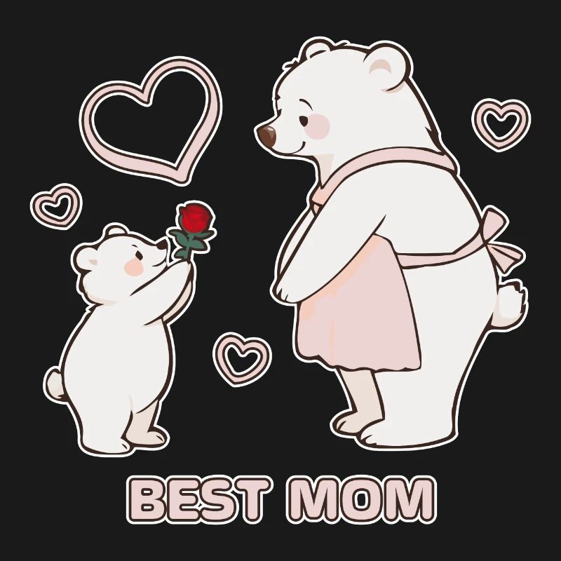 Bären Herzen Beste Mutter Muttertag