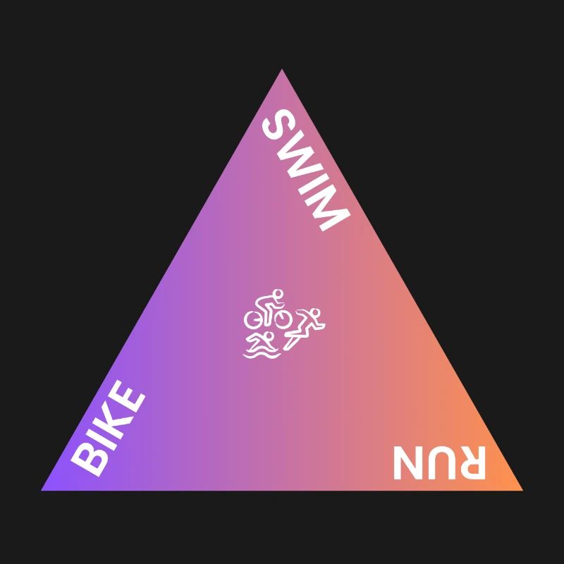 Triathlon Triangle Gradient