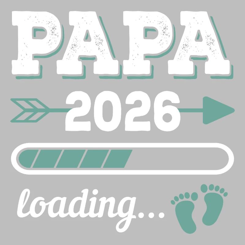 Papa 2026 Loading Werdender Vater Geschenkidee