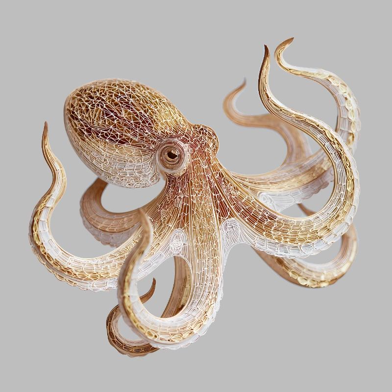 Octopus Net Pattern – Maritime Style