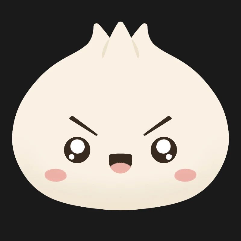 Mascotte mignonne de Grumpy Dumpling