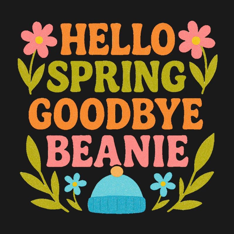 Hello Spring Goodbye Cap